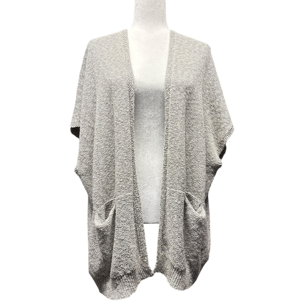 Roots Canada Open Front Knit Cardigan Grey Relaxed‎ Fit Women's Size XS / S